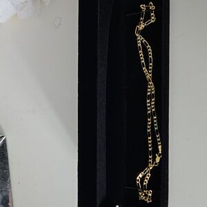 Gold Necklace 18k Gold Plated Stamped.